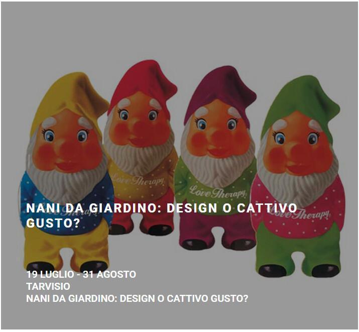 Vernissage mostra "Nani da Giardino: Design o Cattivo Gusto?" (inizio ore 12.00)