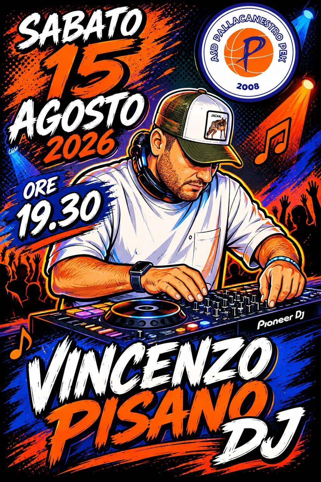 Vincenzo Pisano Dj (inizio alle 19.30)