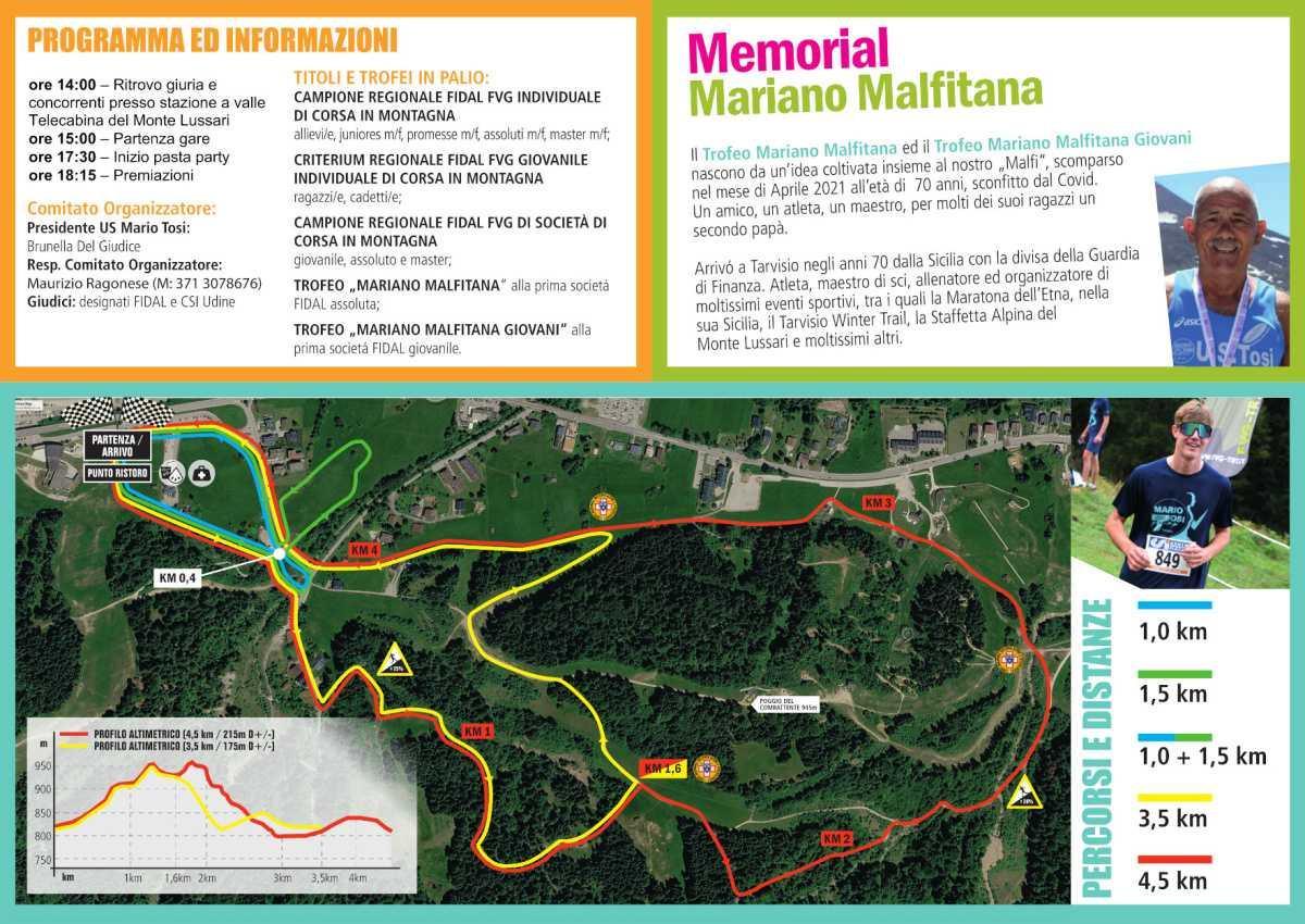Campionato Regionale FIDAL di Corsa in Montagna Assoluto e Giovanile 7a Tappa del 58° Trofeo Sen. Gortani (CSI) (dalle ore 14:00)