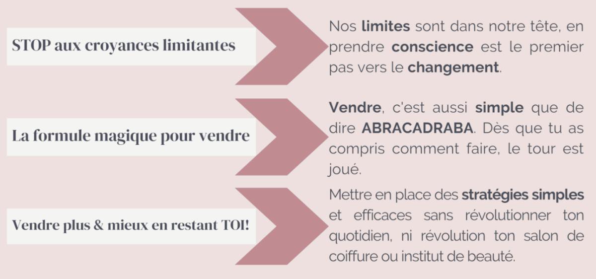 L'atelier "J'aime la vente"