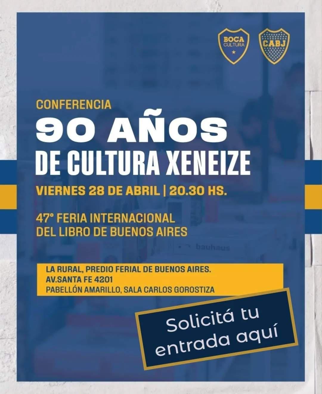 Feria del libro para Xeneizes