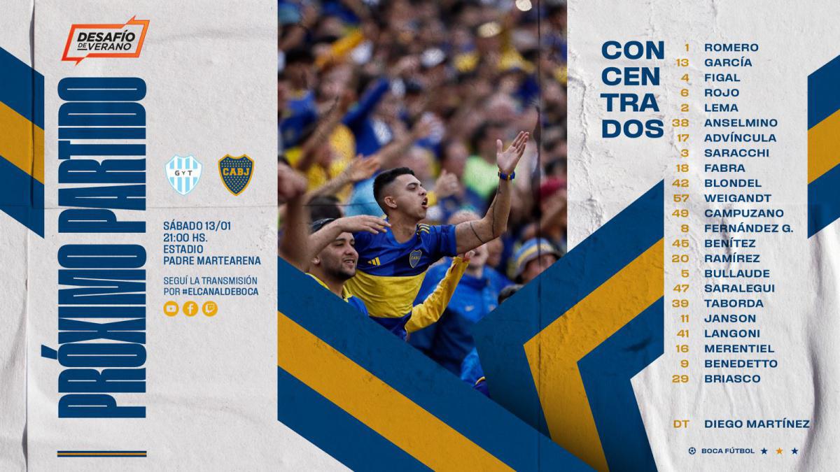 Boca viaja a Salta...