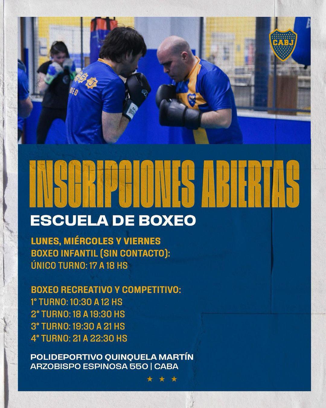 El Boxeo te espera...