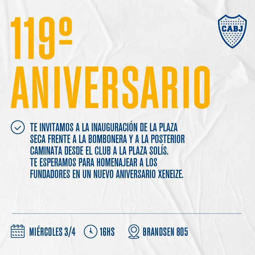 Se viene un nuevo aniversario...