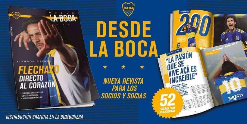 Desde La Boca, la nueva revista para socios y socias