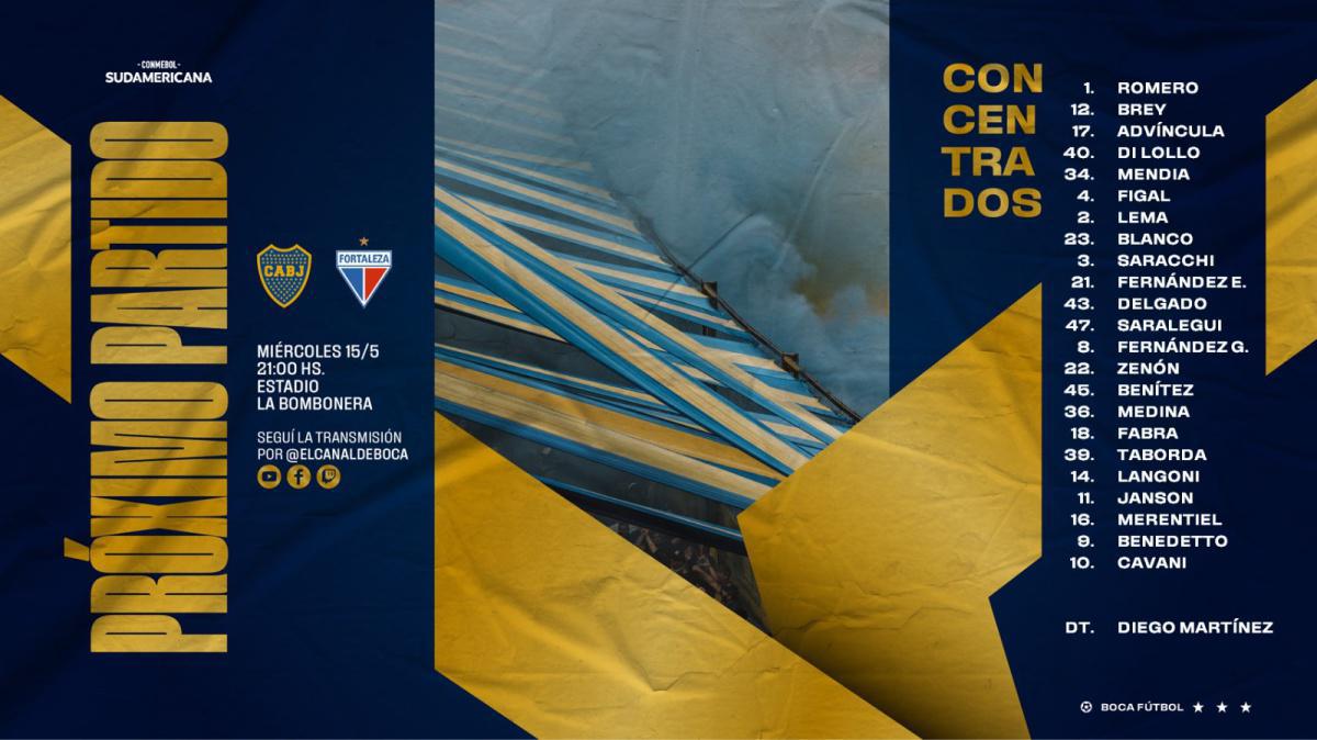 Boca recibe a Fortaleza...