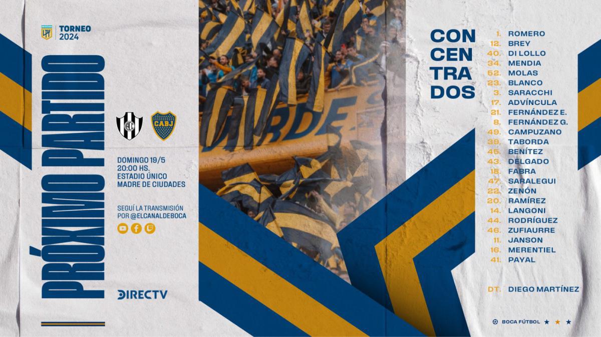 Boca visita a Central Córdoba