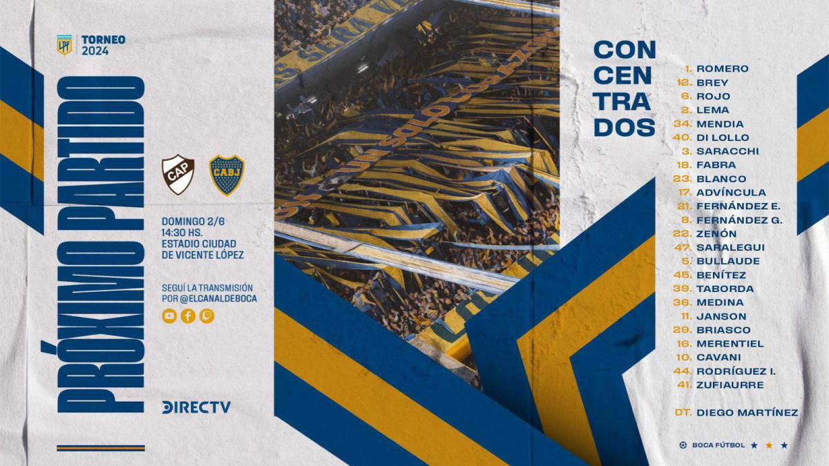 El domingo Boca visita a Platense