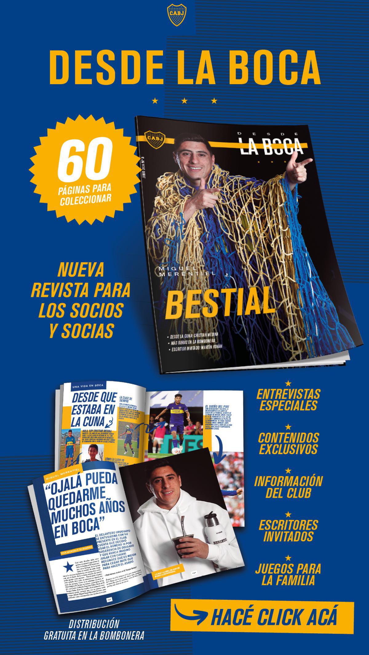 Llegó la 3era edición de la revista digital de Boca