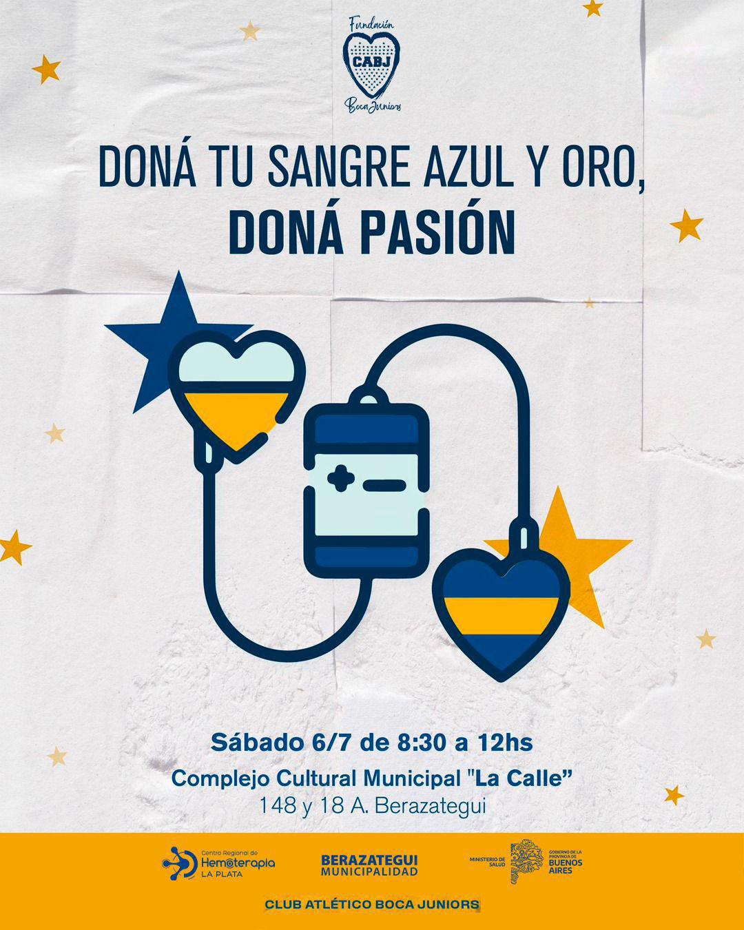 Doná tu sangre azul y oro 💙💛💙