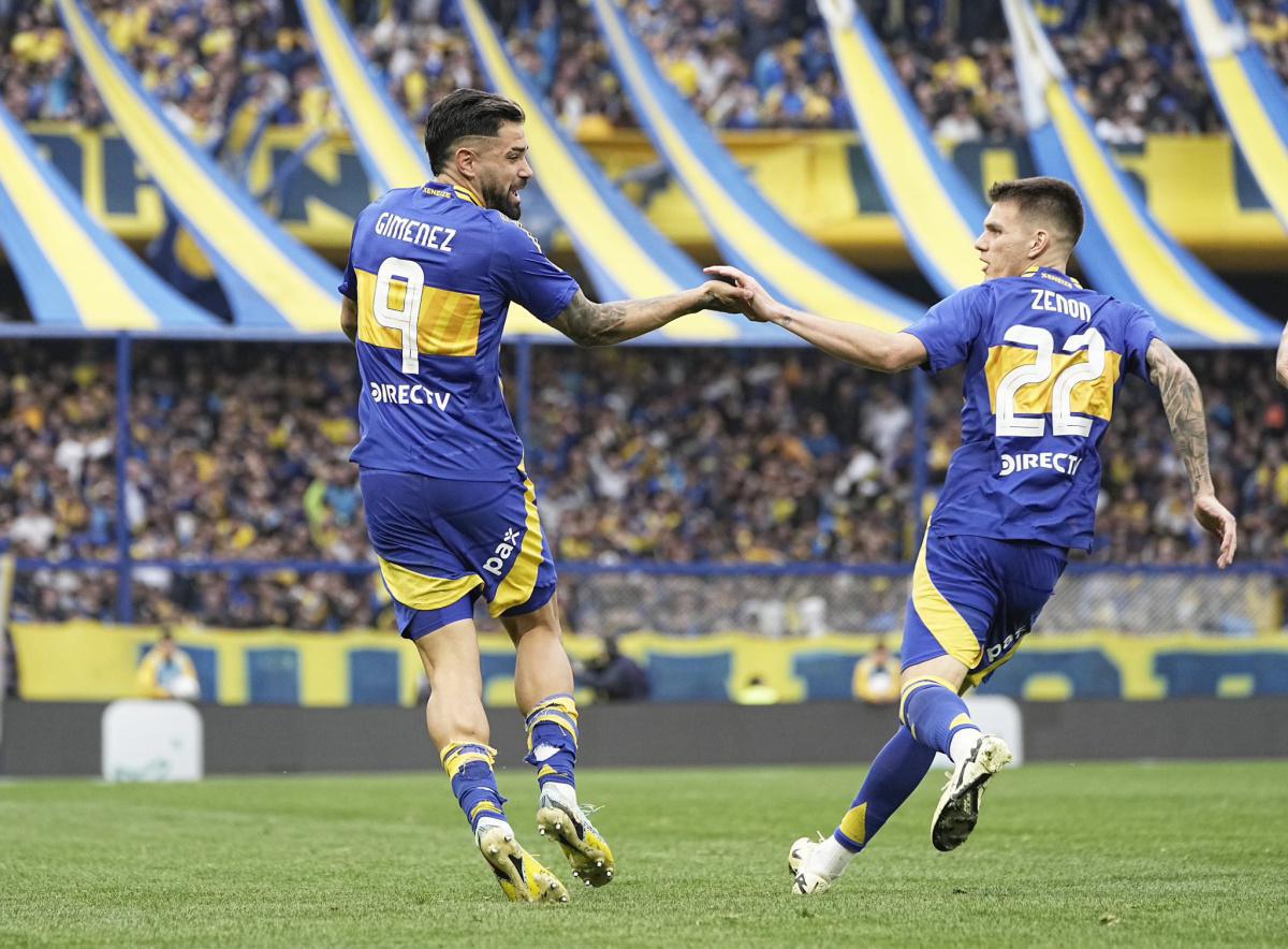 Boca dio vuelta otro clásico y festejó en la Bombonera