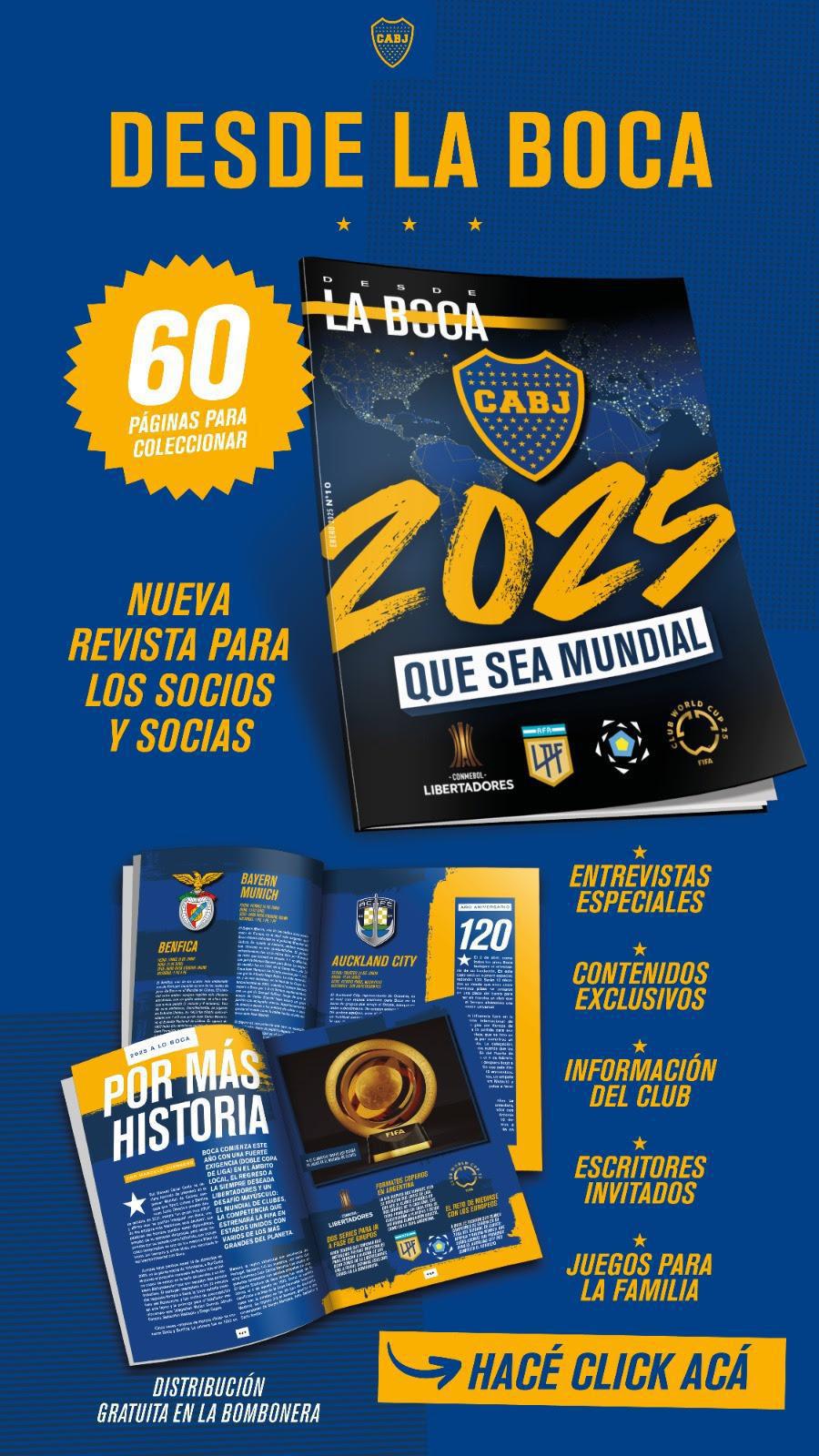 Llegó la 10ma. edición de la revista digital de Boca.