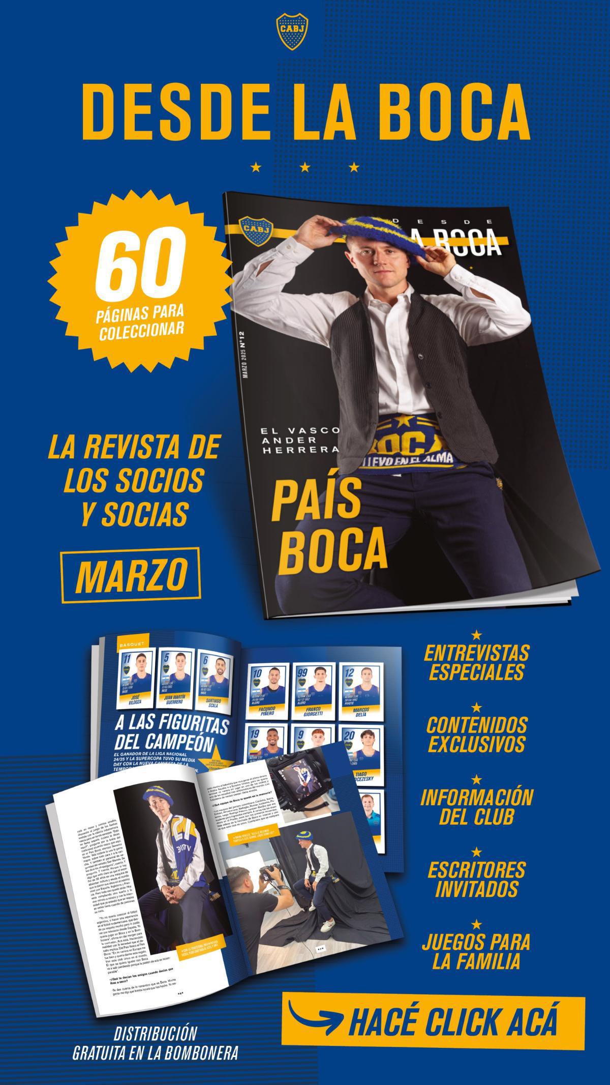Llegó la 12da. edición de la revista digital de Boca.