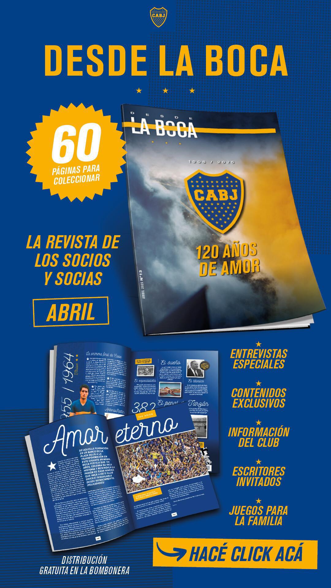 Llegó la 13ra. edición de la revista digital de Boca.