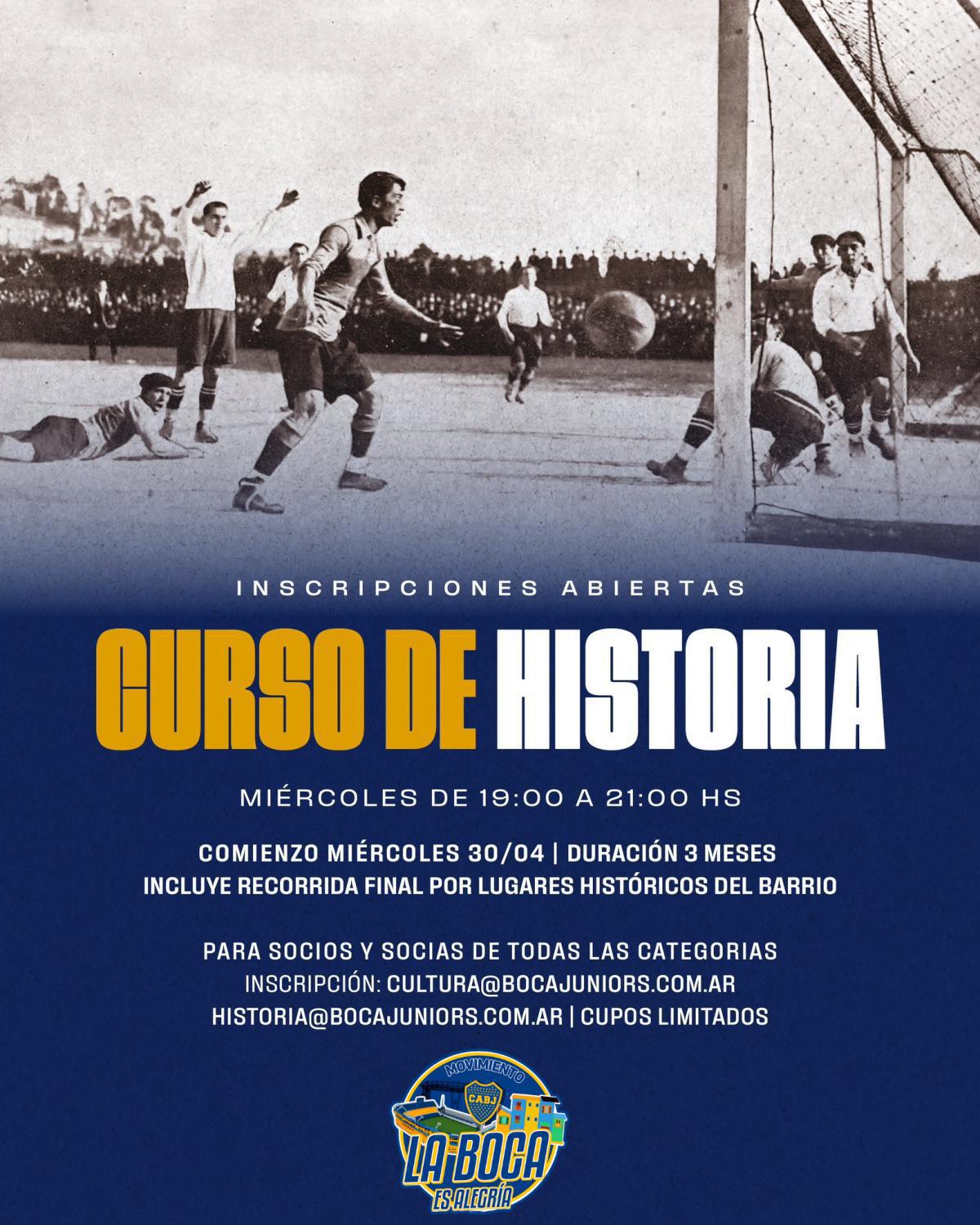 ¡𝐕𝐮𝐞𝐥𝐯𝐞 𝐞𝐥 𝐂𝐮𝐫𝐬𝐨 𝐝𝐞 𝐇𝐢𝐬𝐭𝐨𝐫𝐢𝐚 𝐝𝐞 𝐁𝐨𝐜𝐚! 💙💛💙