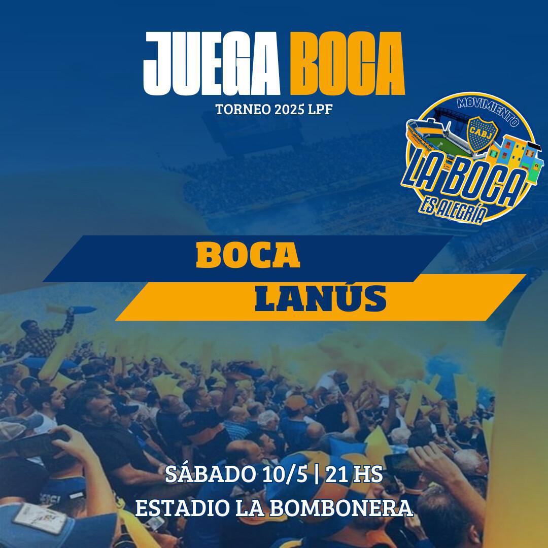Boca recibe a Lanús en la Bombonera