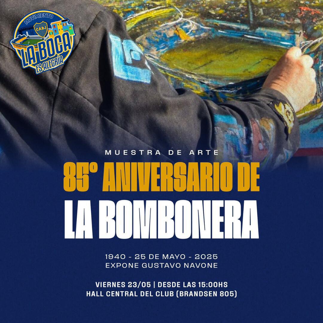 𝟖𝟓° 𝐀𝐍𝐈𝐕𝐄𝐑𝐒𝐀𝐑𝐈𝐎 𝐃𝐄 𝐋𝐀 𝐁𝐎𝐌𝐁𝐎𝐍𝐄𝐑𝐀 💙💛💙
