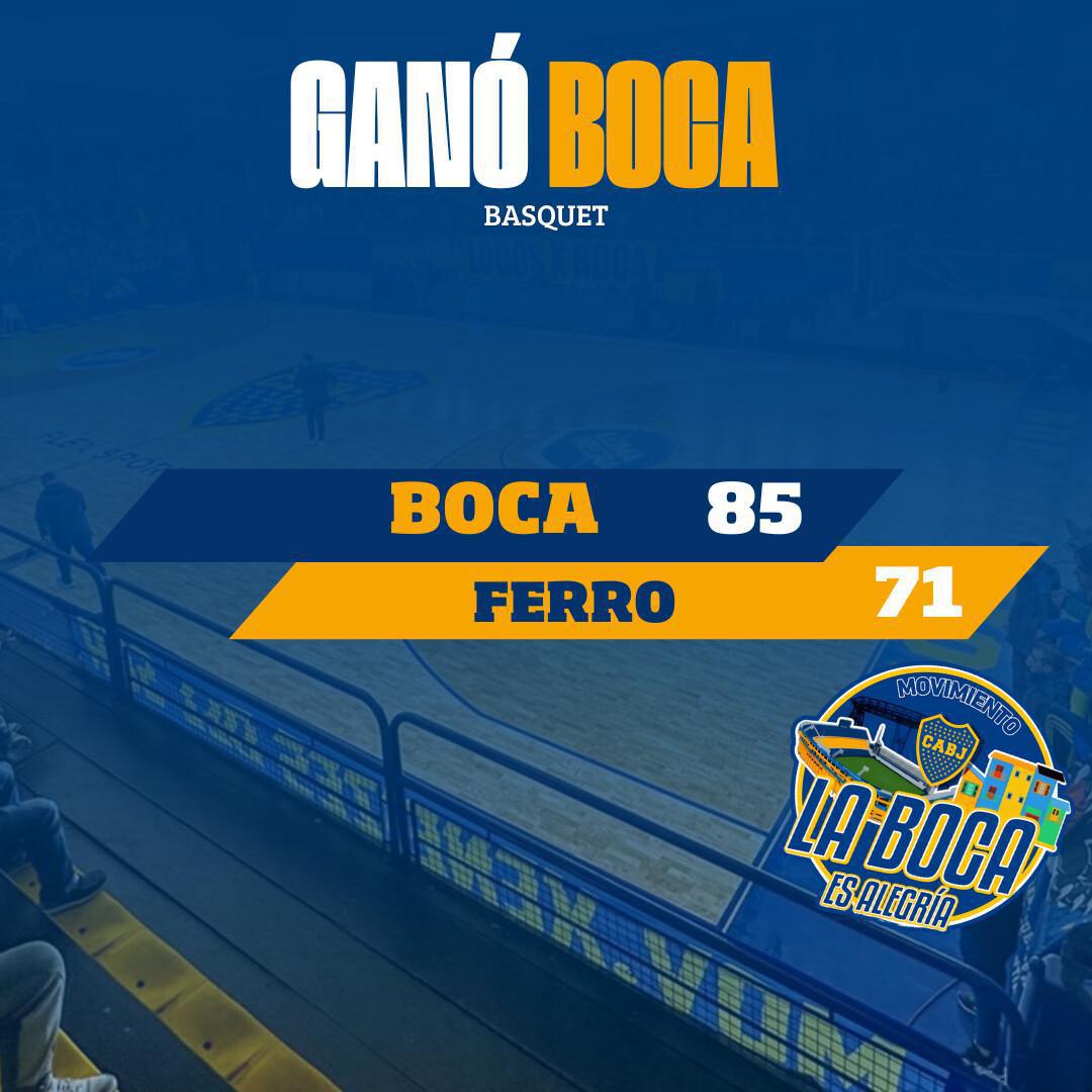 El Basquet se pone 1 a 0...