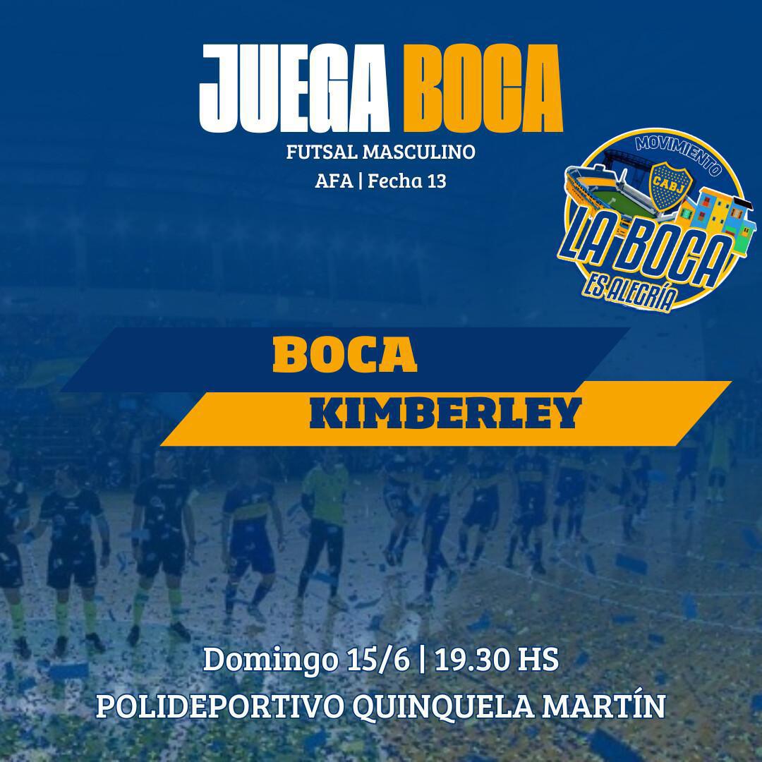 Boca recibe a Kimberley por la fecha 13