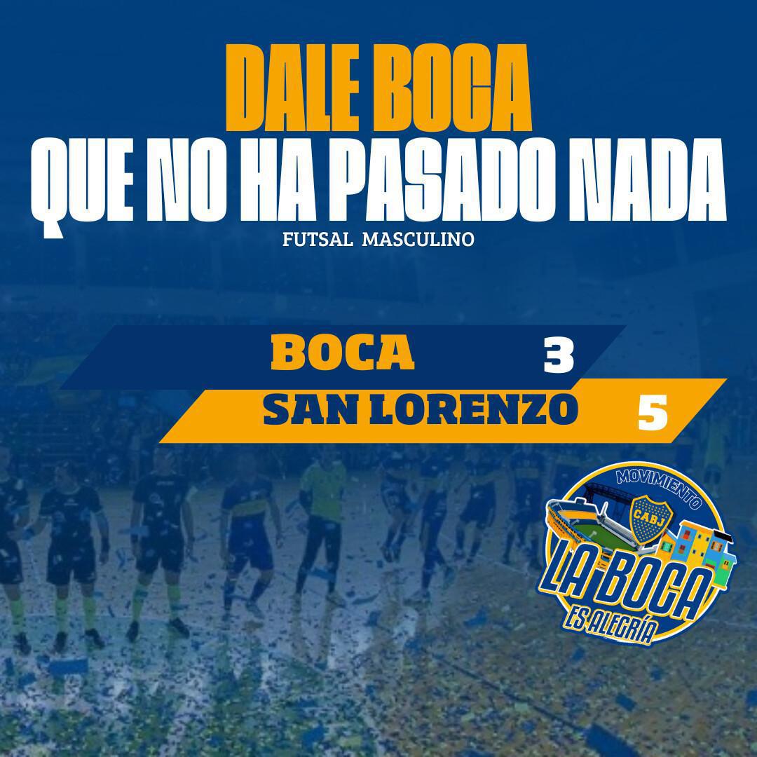 Caída del Futsal Masculino