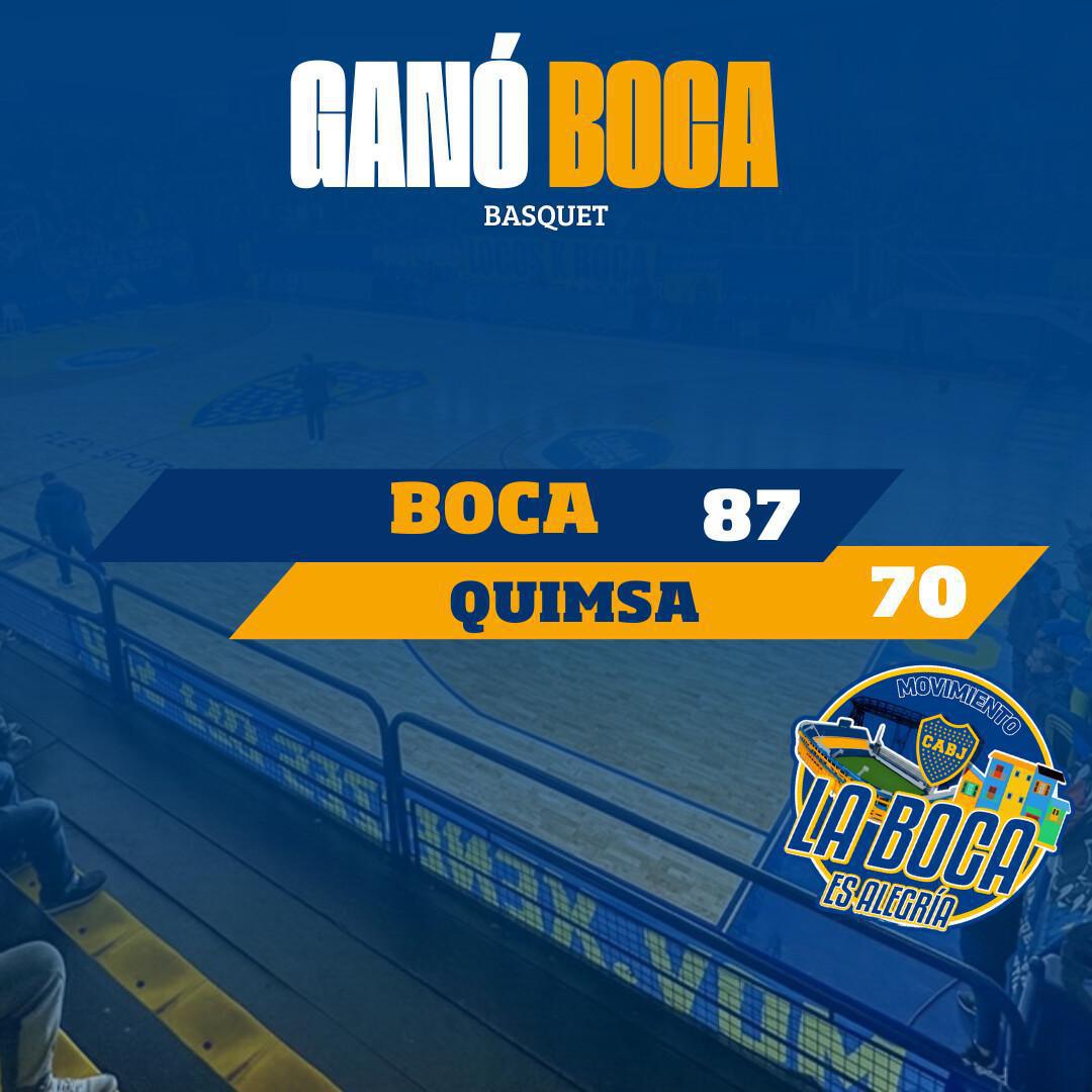 Boca 2 - Quimsa 0