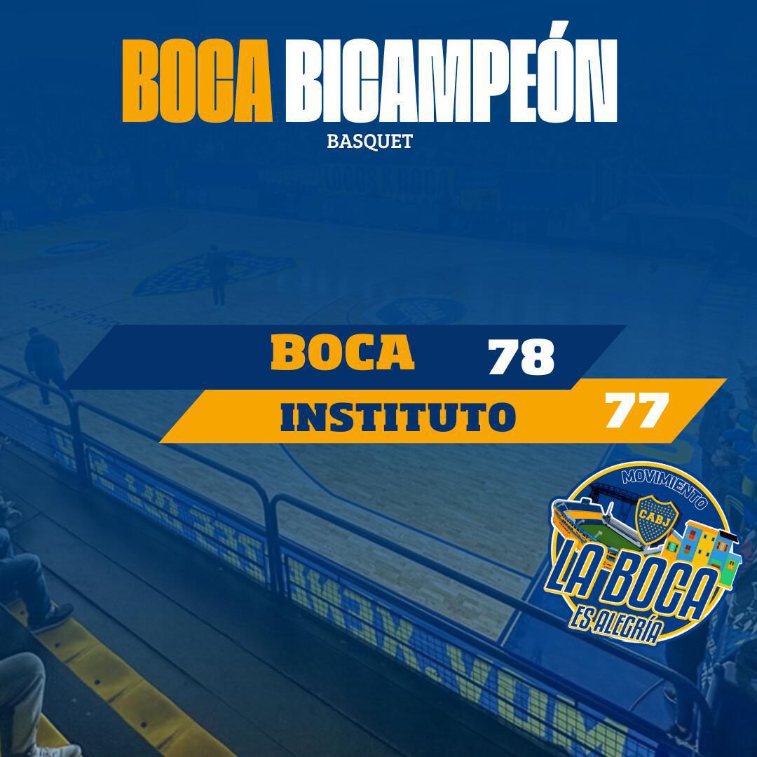 BOCA BICAMPEÓN 🏀