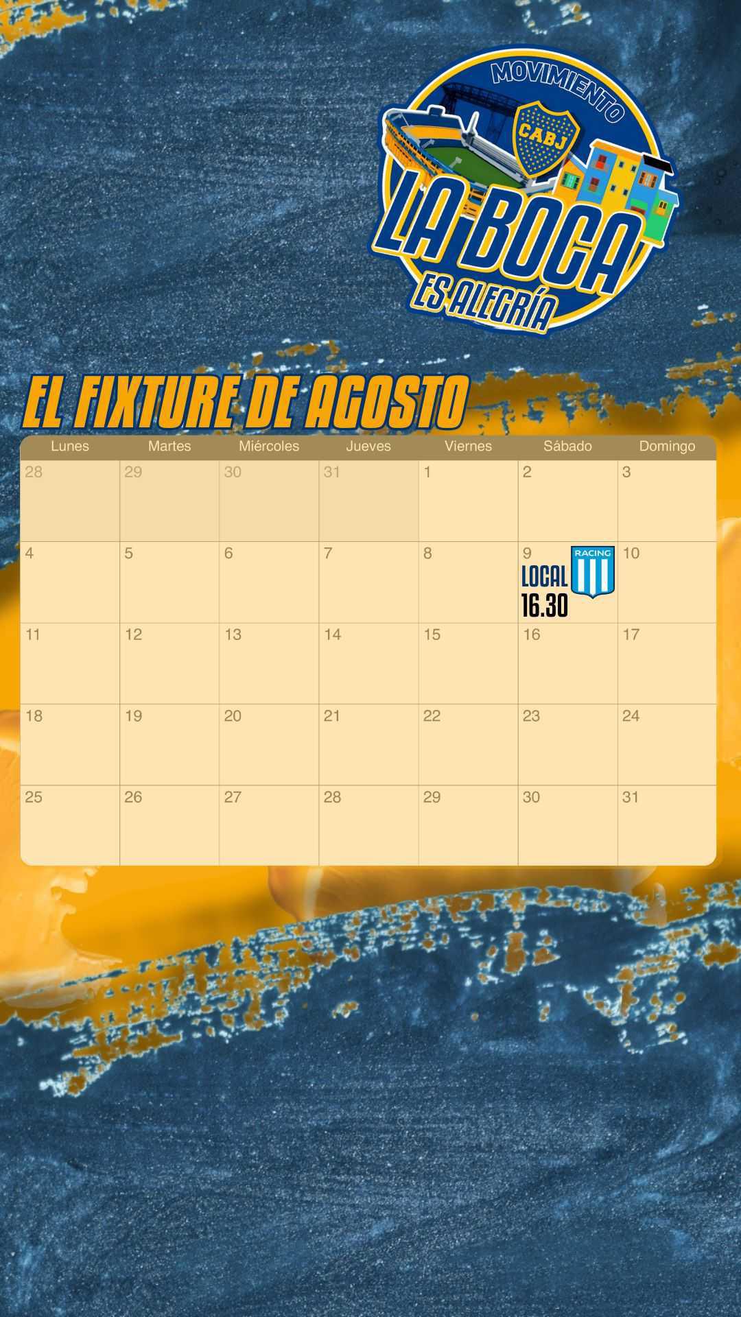 Día y horario confirmado para la fecha 4