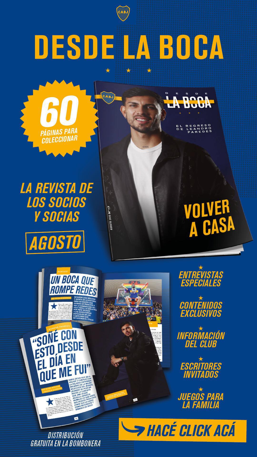 Llegó la 17ma. edición de la revista digital de Boca.
