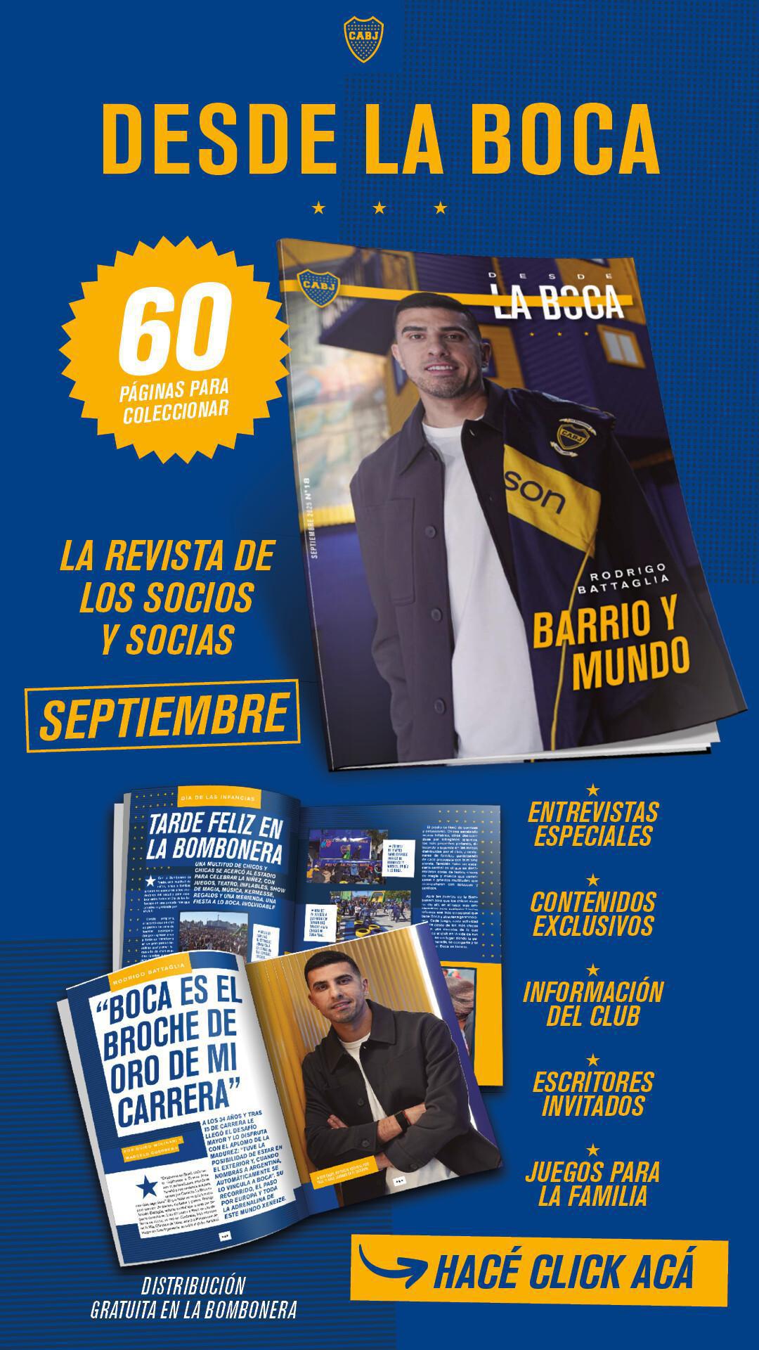 Llegó la 18ma. edición de la revista digital de Boca.