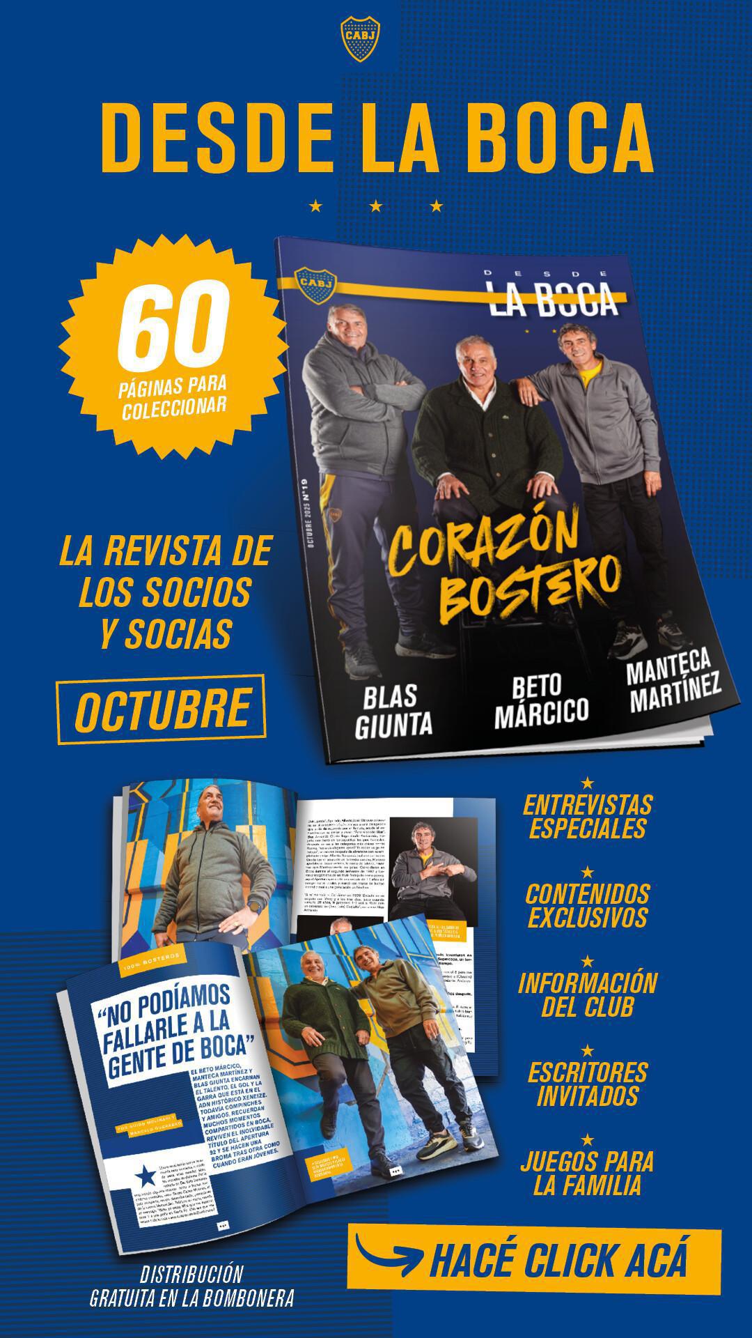 Llegó la 19na. edición de la revista digital de Boca.