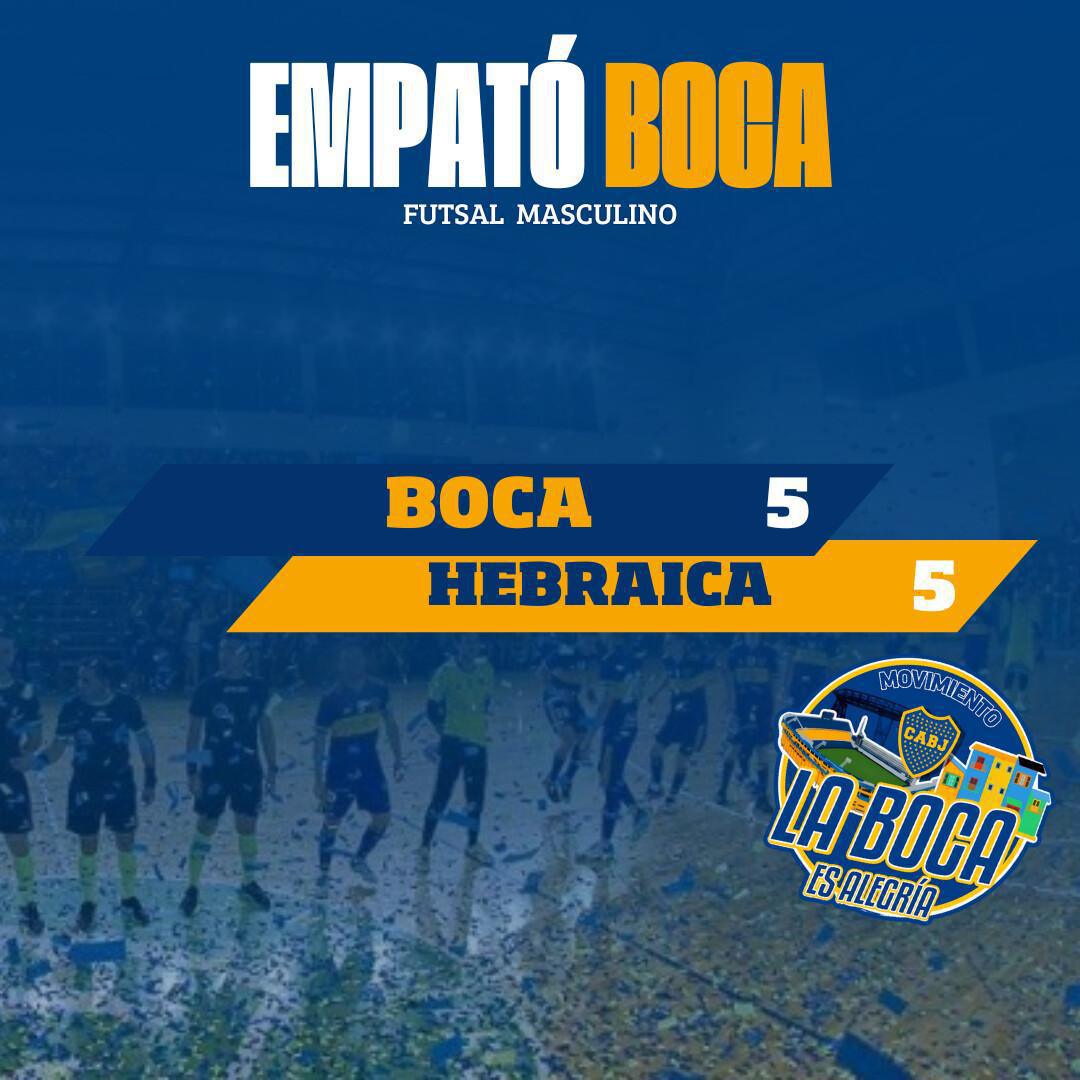 Empate del Futsal Masculino...