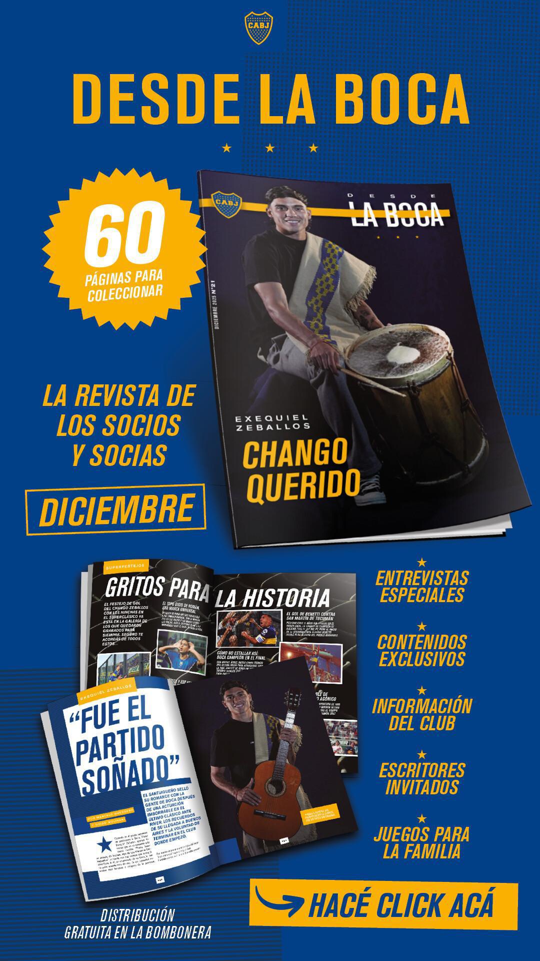Llegó la 21ra. edición de la revista digital de Boca.