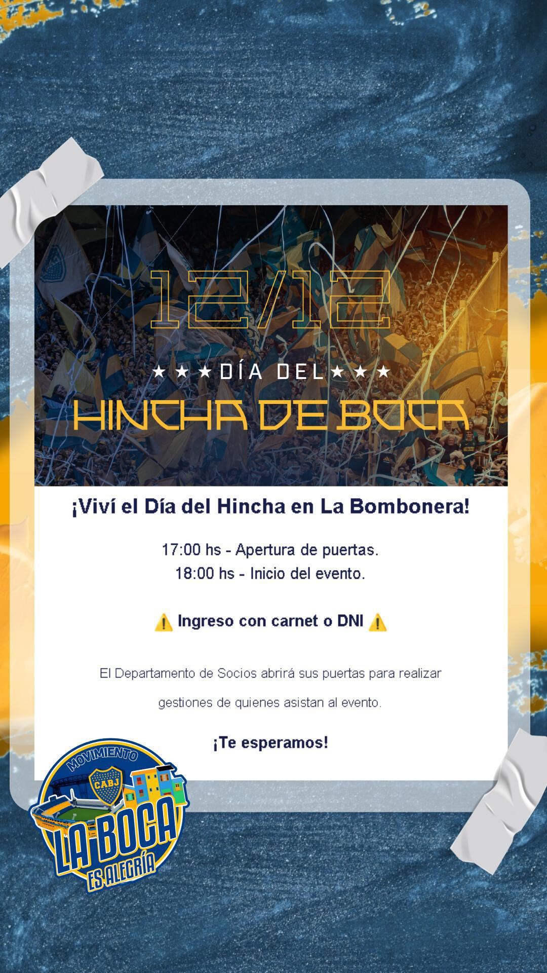 ¡Viví el Día del Hincha en la Bombonera! 💙💛