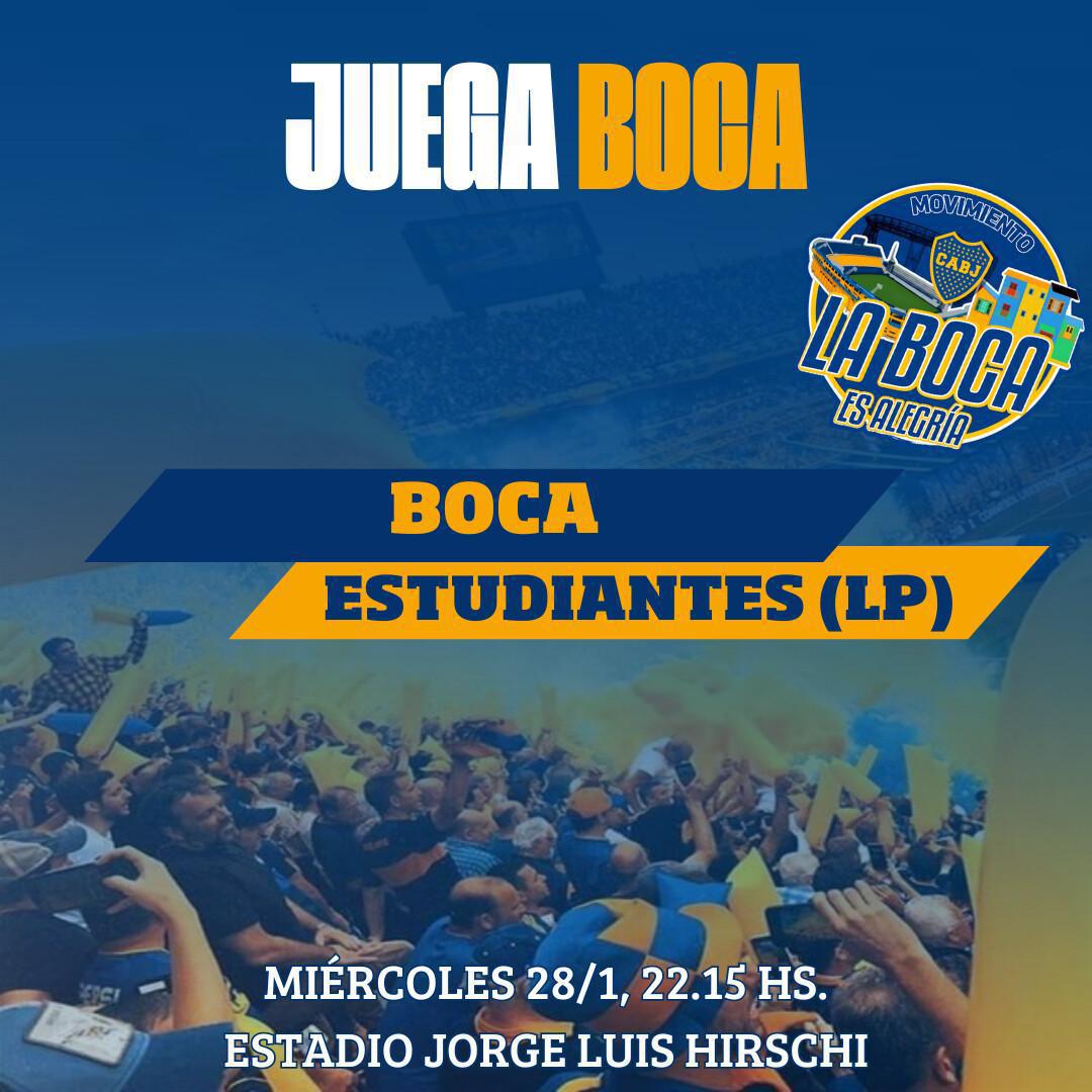Hoy juega Boca 🔵🟡🔵