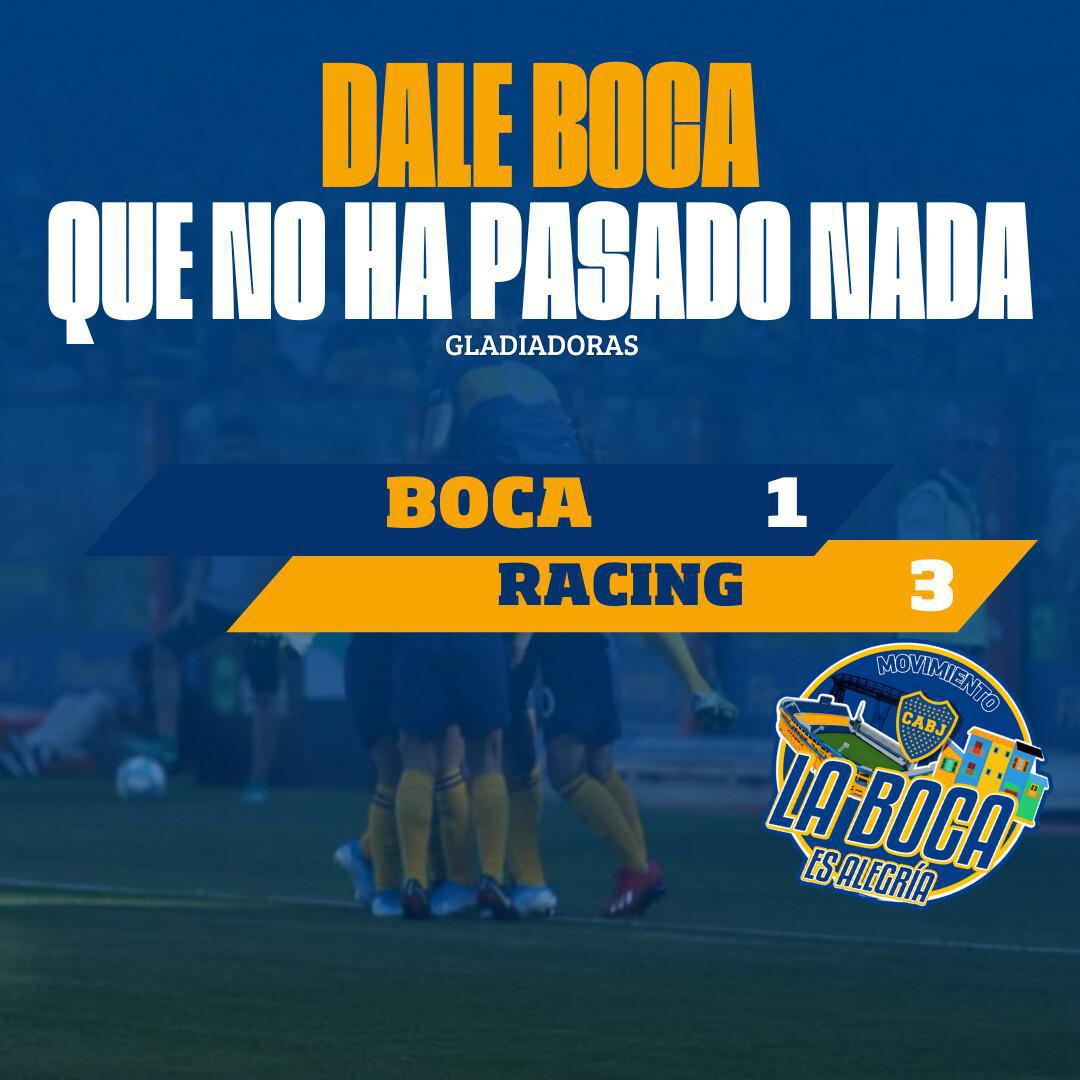 Caída de las Gladiadoras ante Racing