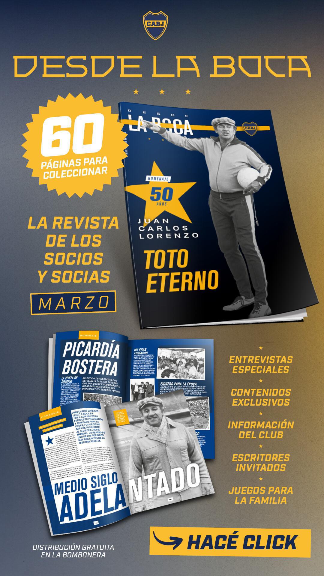 Llegó la 24a. edición de la revista digital de Boca.