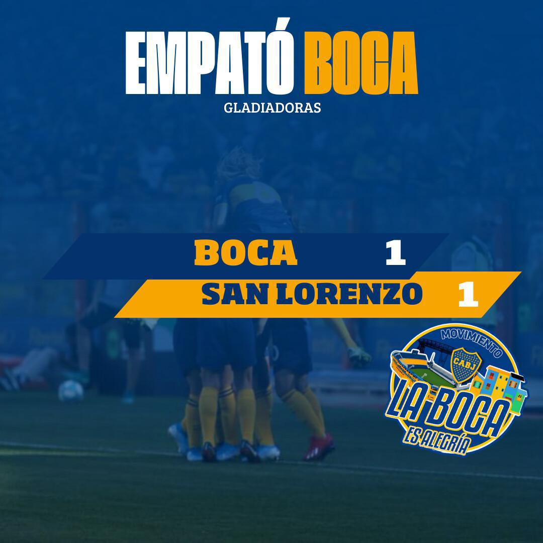 Empate de las Gladiadoras ante San Lorenzo