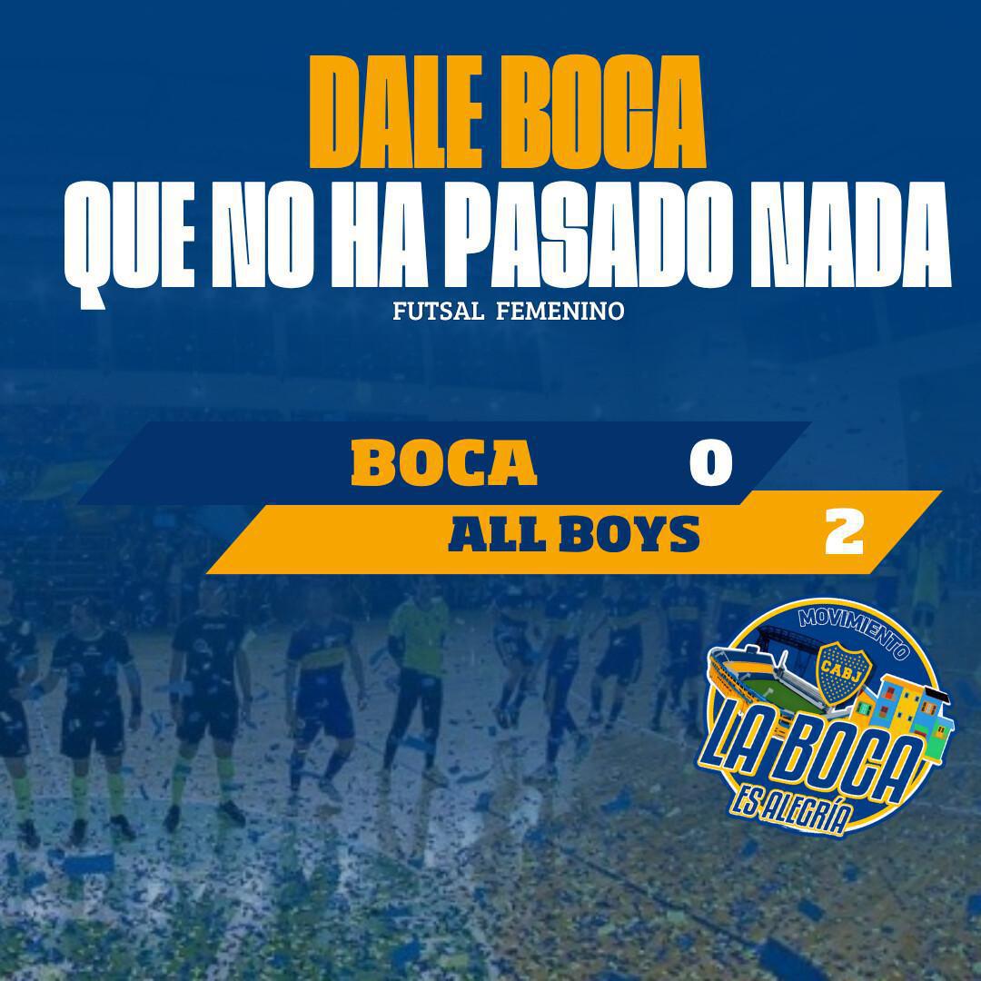 Caída del Futsal Femenino ante All Boys