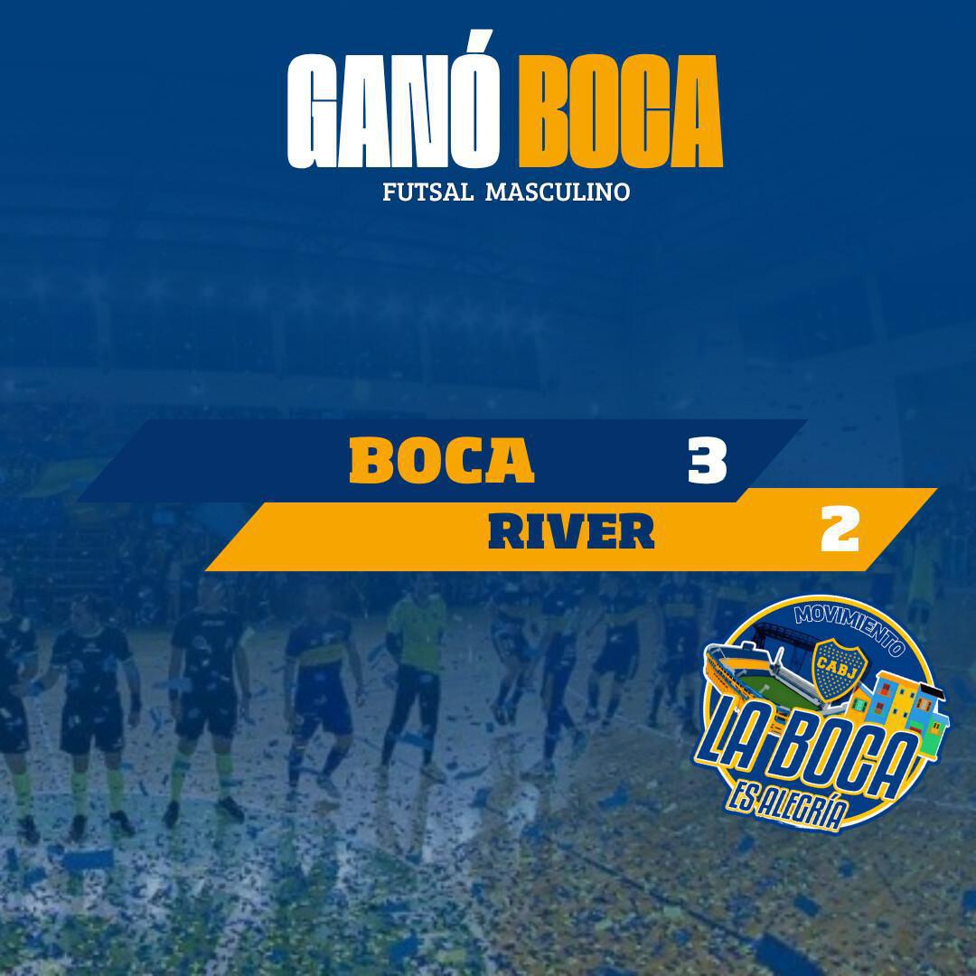 Victoria del Futsal en el Superclásico