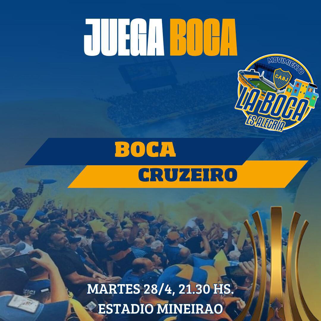 Hoy Boca juega la Copa 🔵🟡🔵