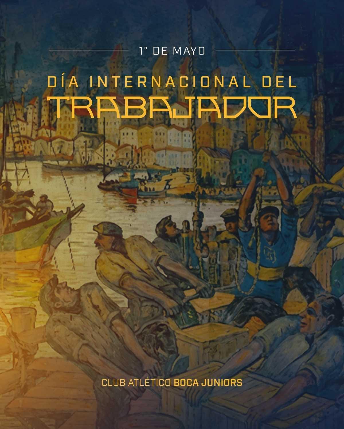 ¡Feliz día a todos los trabajadores y trabajadoras Xeneizes! 💙💛💙