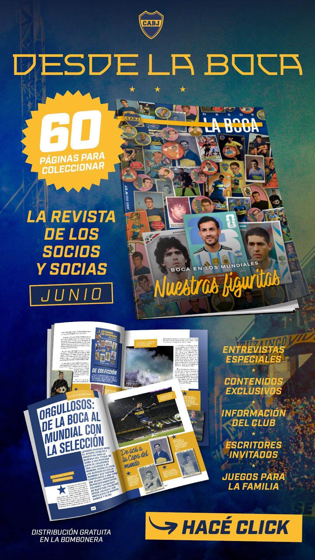 Llegó la 27a. edición de la revista digital de Boca