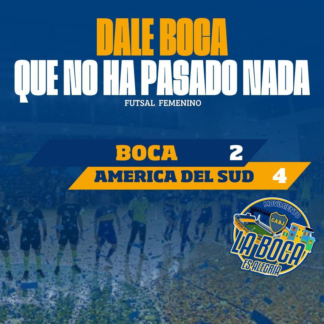 Caída del Futsal ante América del Sud