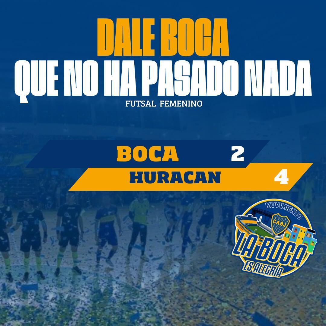 Caída del Futsal Femenino ante Huracán