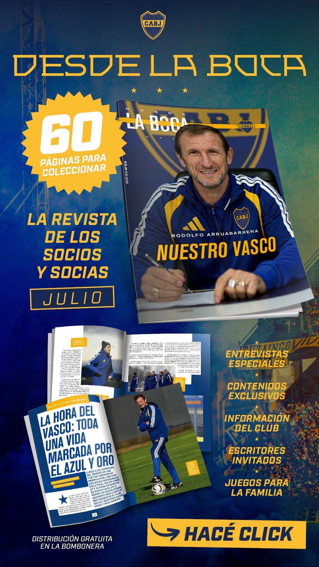 Llegó la 28a. edición de la revista digital de Boca