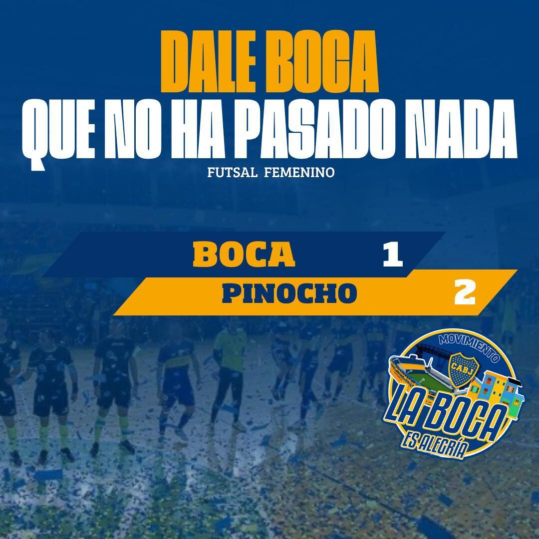Caída del Futsal Femenino ante Pinocho