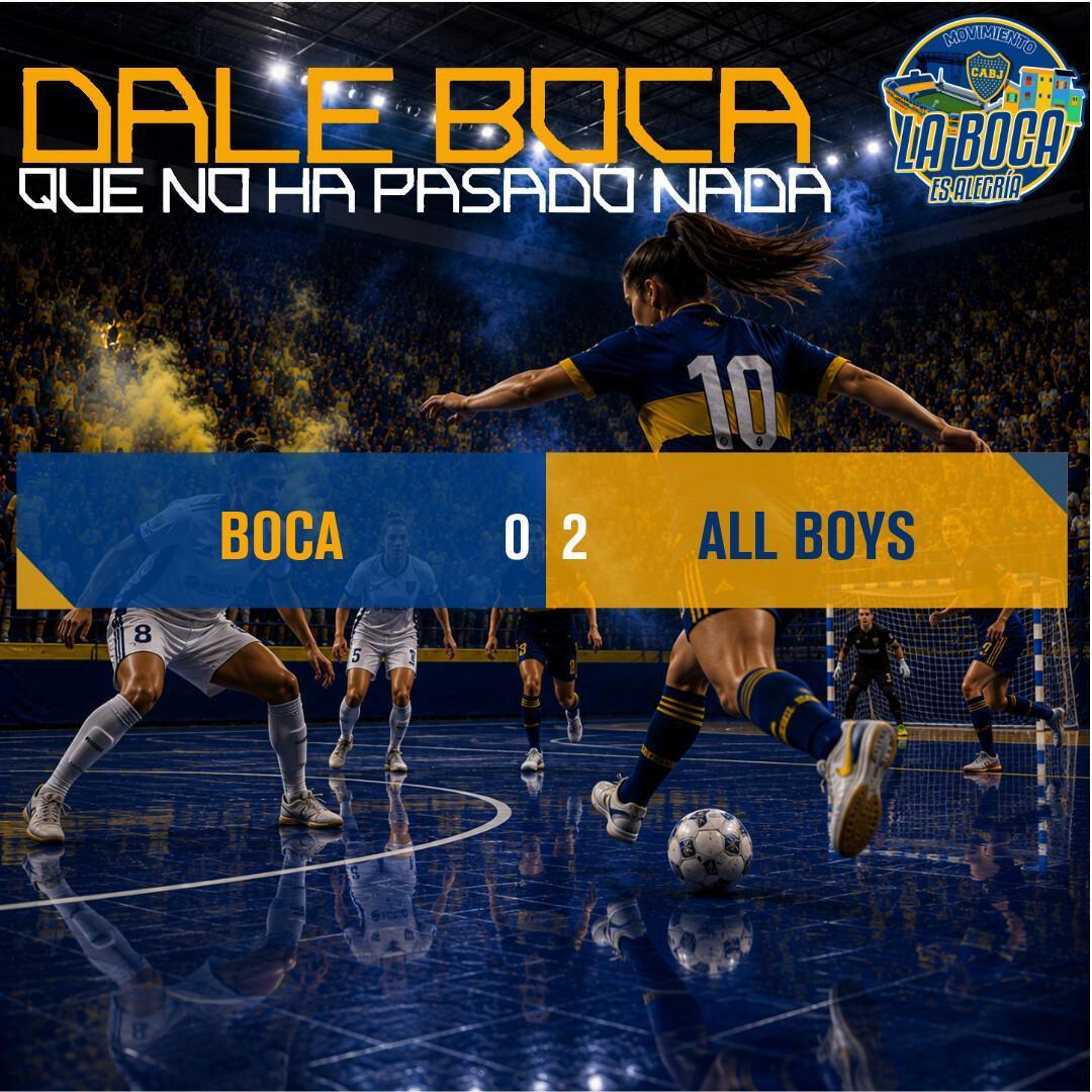 Caída del Futsal Femenino ante All Boys