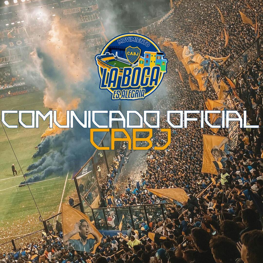 Comunicado Oficial del CABJ Comunicado Oficial del CABJ