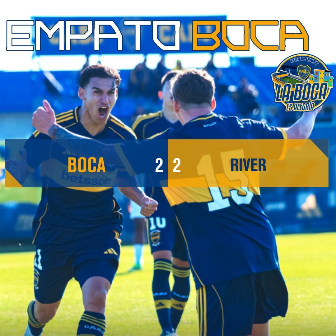 Empate de la reserva ante River