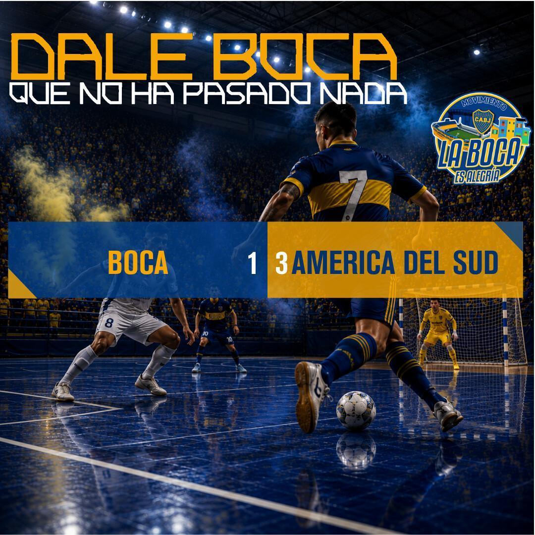 Caída del Futsal ante América del Sud